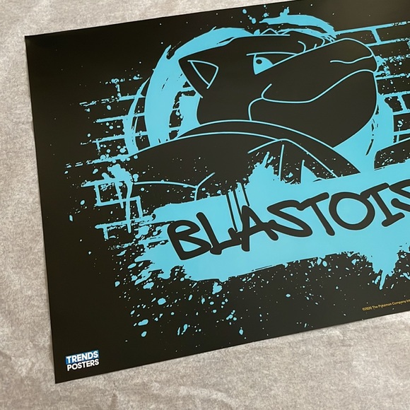 Blastoise Pokémon Trends Posters Nintendo creatures Inc Game Freak collector art - Picture 2 of 7